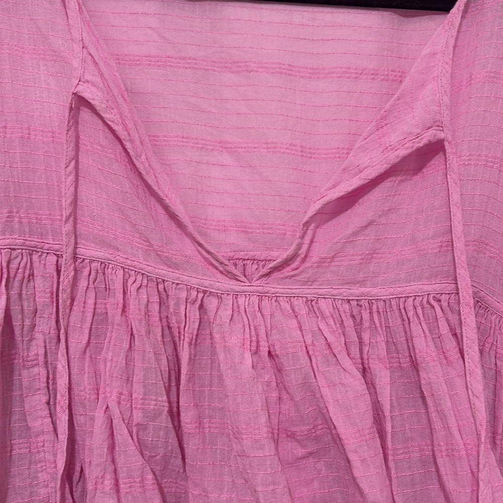 Pink flowy free people top - Picture 2 of 4